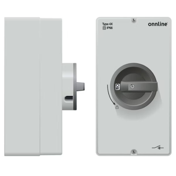 Laadukas turvakytkin DC S425 4x25A 1500V