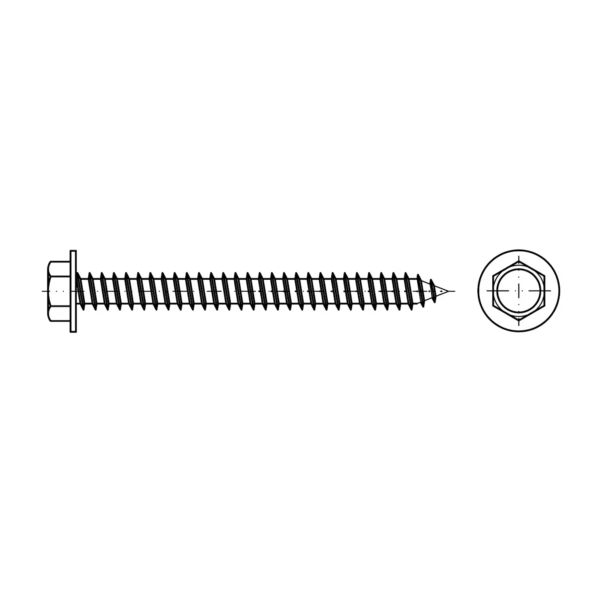 Markki LVI-ruuvi 7x50 x 200 kpl