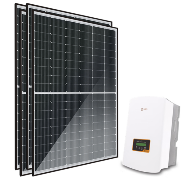 10,2 kWp N-sarjan aurinkovoimala asennettuna