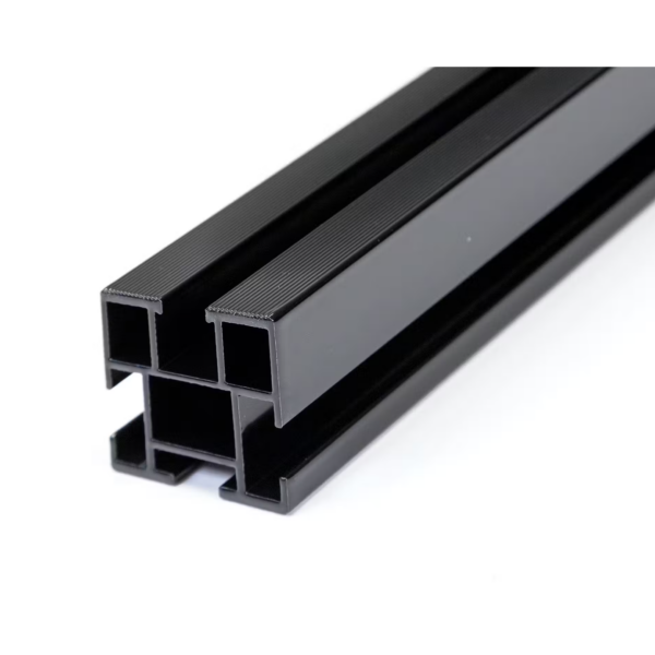 Wisol 3280mm 43x43mm asennuskisko aurinkopaneelille musta alumiini